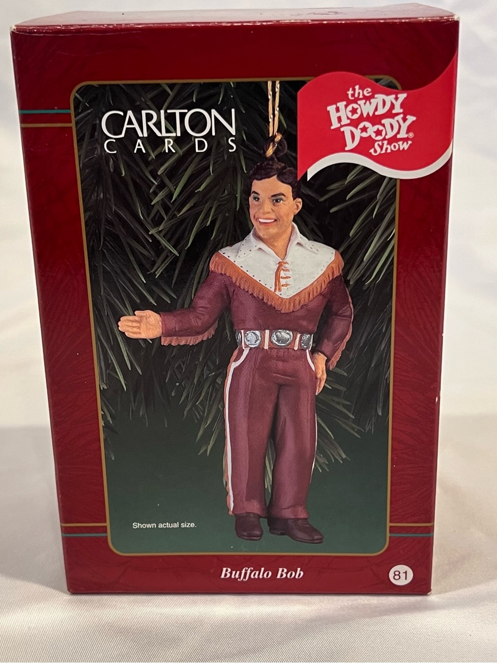 1998 Carlton Cards Buffalo Bob Howdy Doody Ornament #81